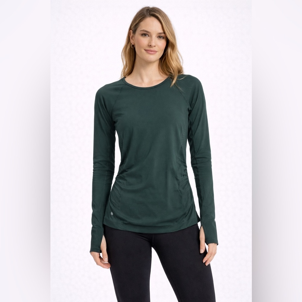 Athleta Women's Performance Long
Sleeve Top XS Green Stretch
Activewear